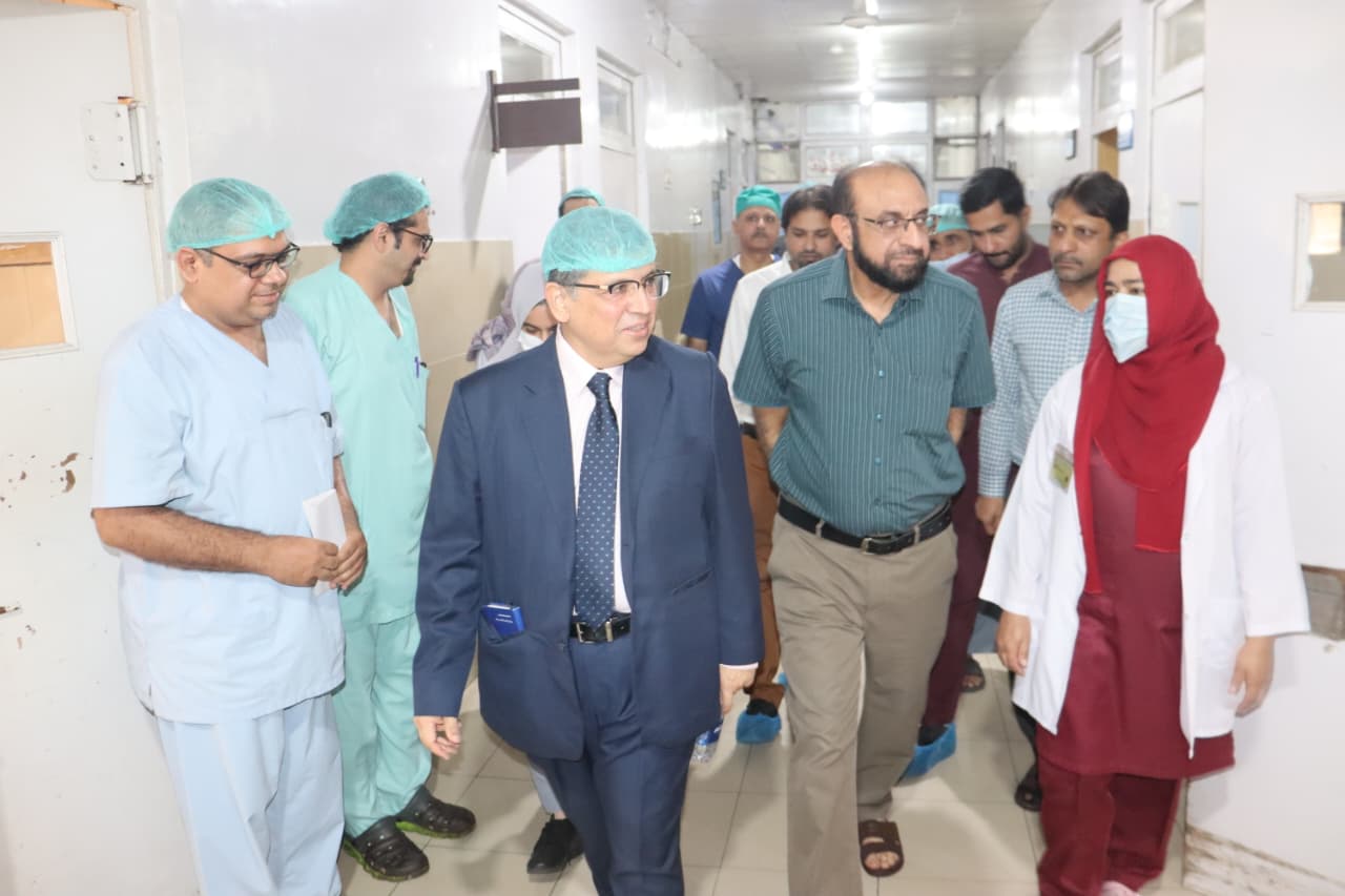 Vice Chancellor Visits 4th Year MBBS OSPE Examination